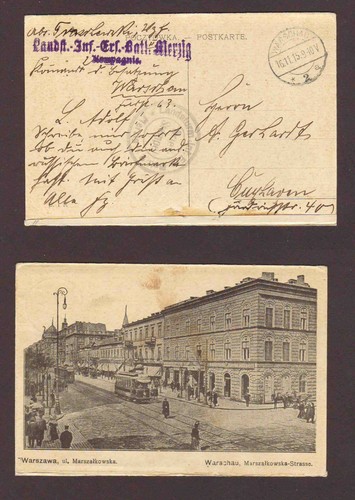 Cd64 feldpost 1915 ak - feldpost, 1.