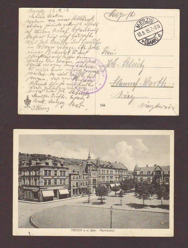 Cd61 feldpost 1915 ak - feldpost,