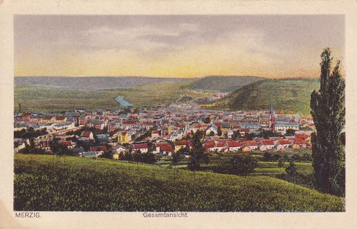 Merzig uralt color - ak,