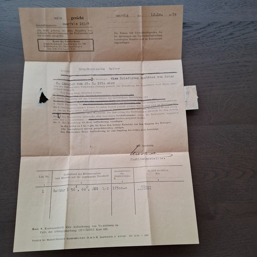 Saar 1950 dienstmarke 40 - saar,