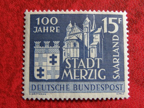 Saarland 1957 100 jahre - 1957--100, stadt