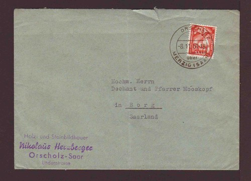 Ce07 saarland 1951 firmenbrief - 1951,