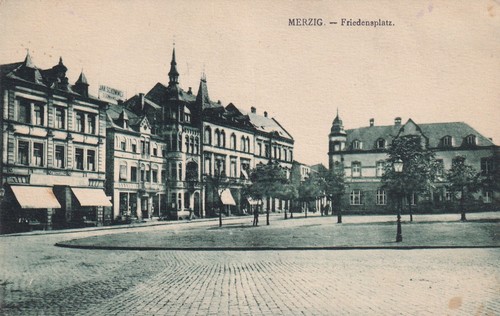 Merzig uralt friedensplatz - ak,