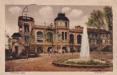 Merzig uralt gasthaus color - ak,