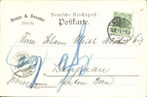 Reich postkarte - postkarte, /