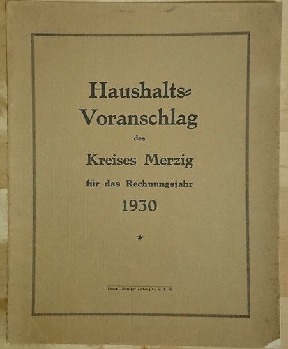 Kreis merzig saar voranschlag - kreis,