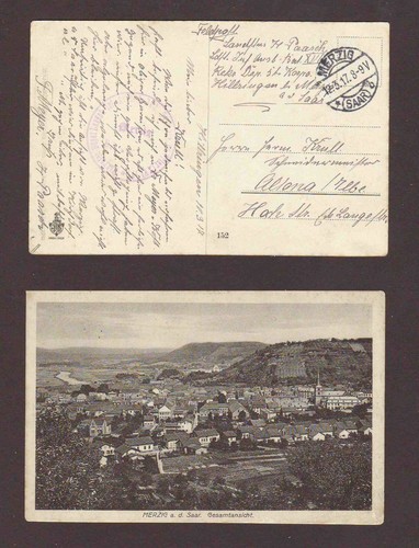 Cd67 feldpost 1917 ak - 1.,