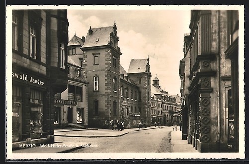 Merzig ansichtskarte straße - merzig,,