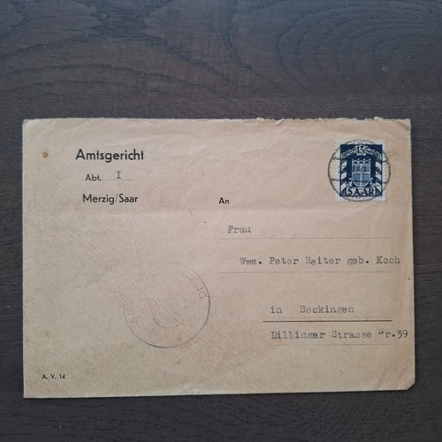 Saar 1950 dienstmarke 40 - 1950,