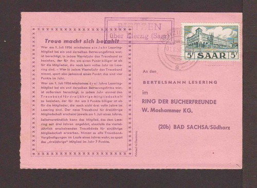 Cd93a saarland 1956 landpost - cd93a,