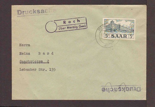Cd97b saarland 1953 drucksache - saarland,