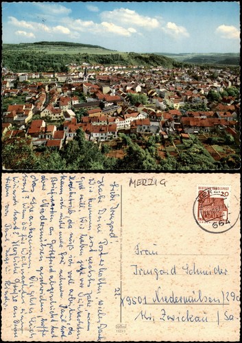 Ansichtskarte merzig - ansichtskarte,
