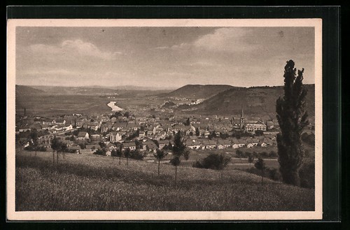 Merzig ortsansicht bei tag - merzig,,