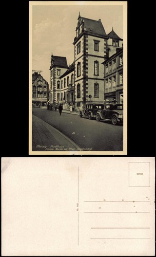 Ansichtskarte merzig - ansichtskarte,