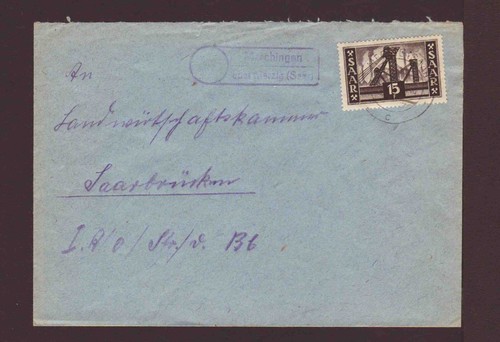 Ce31a saarland 1955 landpost - saarland,